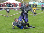 FZ013184 Black and blue knights fighting.jpg
